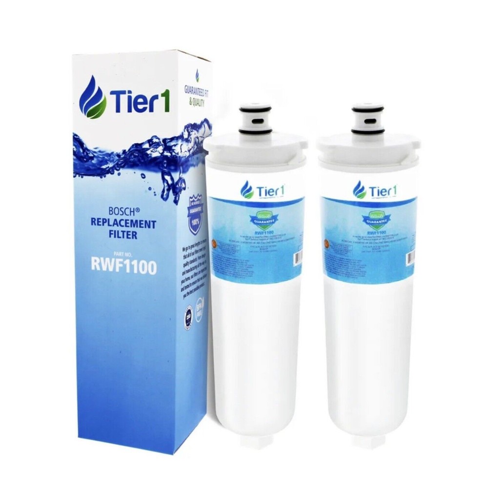 Fits Bosch CS-52 640565 Comparable Tier1 Refrigerator Water‎ Filter 2 Pack